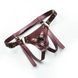 Трусики для страпона Strap-On-Me Harness Generous Blue, One Size, искусственная кожа, регулируемые ремни, сменные крепления для ди SX0673 фото 6