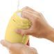 Мастурбатор TENGA PUFFY Custard Yellow, ультрам&rsquo;який матеріал, багаторазовий, наскрізний SX1328 фото 7