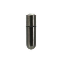Вибропуля PowerBullet First-Class Bullet 2.5&Prime; with Key Chain Pouch, Gun Metal, 9 режимов вибрации SO6846 фото