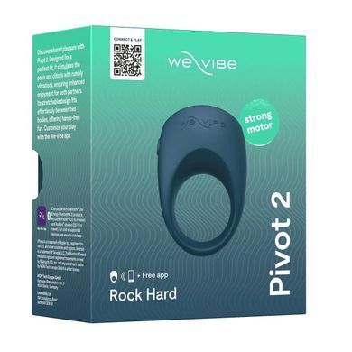 Ерекційне смарт-віброкільце We-Vibe Pivot 2 Slate SX3859 фото