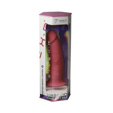 Фаллоимитатор с вибрацией SilexD Henry Vibro Pink (MODEL 2 size 7in) + LRS, диаметр 4,4 см SX3130 фото