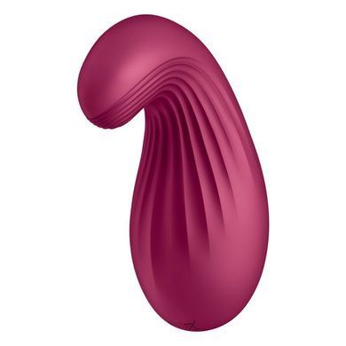 Вібратор Satisfyer Dipping Delight Berry, 2 мотори, гнучкий кінчик SO6990 фото