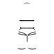 Комплект белья MORGAN SET OpenBra black L/XL - Passion Exclusive: стрэпы: трусики, лиф, пояс PS23901 фото 6