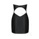Мини-платье из экокожи CELINE CHEMISE black XXL/XXXL &mdash; Passion: шнуровка, трусики в комплекте SO6408 фото 6