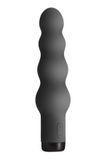 Вібратор S Pleasures Bullets Obsidian, чорний, у вигляді ряду кульок, 10 режимів, діаметр 4 см SX1603 фото