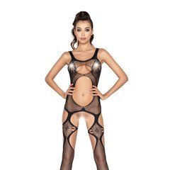 Бодістокінг Passion BS039 black, комбінезон, імітація панчох PBS039B фото