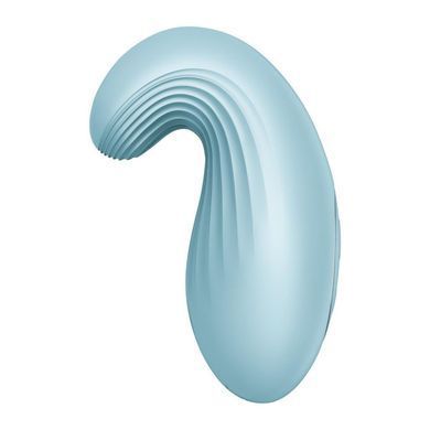Вібратор Satisfyer Dipping Delight Light Blue, 2 мотори, гнучкий кінчик SO6991 фото
