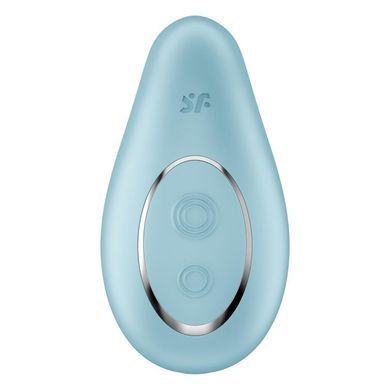 Вібратор Satisfyer Dipping Delight Light Blue, 2 мотори, гнучкий кінчик SO6991 фото