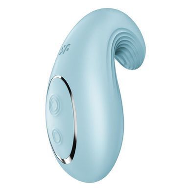 Вібратор Satisfyer Dipping Delight Light Blue, 2 мотори, гнучкий кінчик SO6991 фото