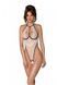 Боди с доступом Passion CHIKA BODY S/M, cream SO9696 фото 1