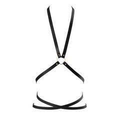 Портупея из экокожи Bijoux Indiscrets Maze &ndash; Multi-Way Body Harness Black SO5914 фото