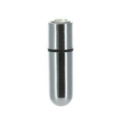 Вибропуля PowerBullet First-Class Bullet 2.5&Prime; with Key Chain Pouch, Silver, 9 режимов вибрации SO6848 фото