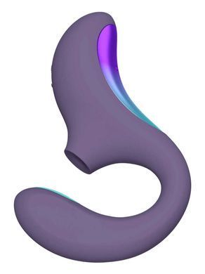 Кліторально-вагінальний звуковий стимулятор LELO Enigma Double Sonic Cyber Purple SX2553 фото