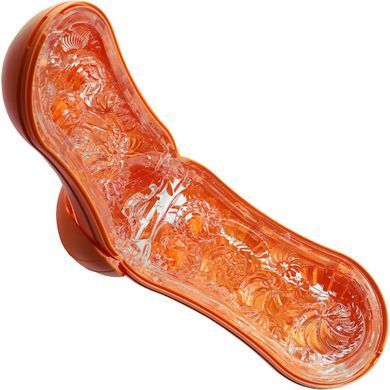 Мастурбатор Tenga Flip Orb &mdash; Sunset Orange, з можливістю зміни тиску та стимулювальними кульками всередині SX1331 фото