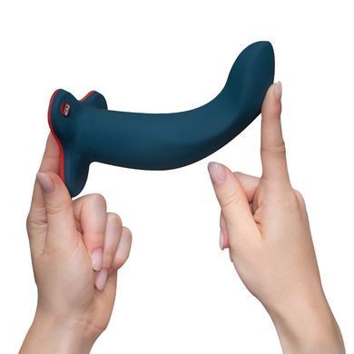 Фаллоимитатор Fun Factory LIMBA FLEX L, цвет морской волны, гибкий, с эффектом памяти, подходит для точки G SX0996 фото