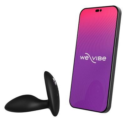Анальна смарт-вібропробка We-Vibe Ditto+ Satin Black з пультом ДК SX2147 фото