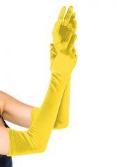 Длинные перчатки Leg Avenue Extra Long Satin Gloves yellow SO9083 фото