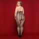 Сетчатый бодистокинг-халтер JSY &laquo;Сети Арии&raquo; Plus Size, black, комбинезон, открытый доступ SO8391 фото 2