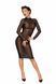 Платье с мокрым эффектом Noir Handmade F182 Classic dress made of elastic tulle, XL SX0050 фото 6