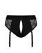 Кружевные трусы для страпона с подвязками для чулок Strap-On-Me DIVA HARNESS - L (мятая упаковка!!!) SO4512-R фото 5