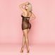 Еротична сорочка з відкритими грудьми One Size Black SO3648 фото 2