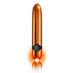 Мощный вибратор Rocks Off Havana Orange Gold с цветной LED-подсветкой, 10 режимов работы SO3366 фото