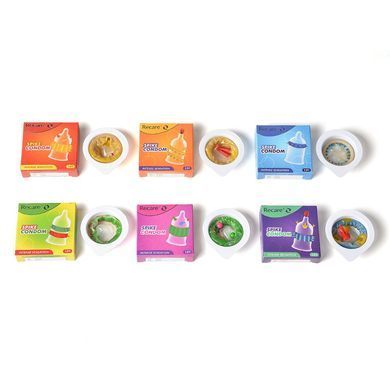 Насадка на член Recare Spike Condom Pink (презерватив с шариками и рядами шипов) SX3352 фото
