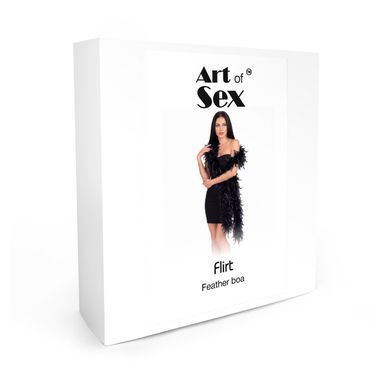 Боа из перьев Art of Sex, длина 2 метра, цвет черный SX4675 фото