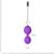 Вагінальні кульки з вібрацією Adrien Lastic Kegel Vibe Purple, діаметр 3,7 см AD40753 фото