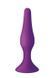 Анальная пробка на присоске MAI Attraction Toys №34 Purple, длина 12,5см, диаметр 3,2см SO5009 фото 1