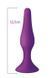 Анальная пробка на присоске MAI Attraction Toys №34 Purple, длина 12,5см, диаметр 3,2см SO5009 фото 2