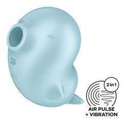 Вакуумный клиторальный стимулятор с вибрацией Satisfyer Sassy Seal, 2 независимых мотора SX1210 фото