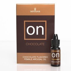 Возбуждающие капли для клитора Sensuva ON Arousal Oil for Her Chocolate (5 мл) со вкусом шоколада