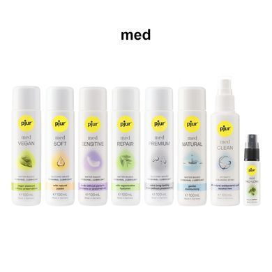 Лубрикант на водной основе pjur MED Vegan glide 100 мл - только веганские ингридиенты PJ12690 фото