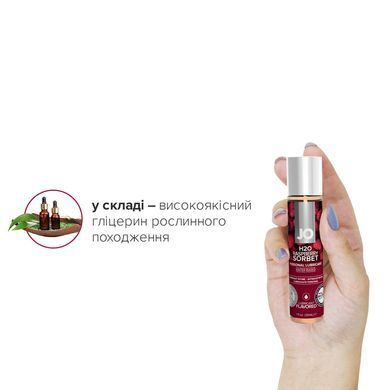 Смазка на водной основе System JO H2O &mdash; Raspberry Sorbet (30 мл) без сахара, растительный глицерин SO1468 фото