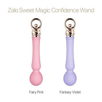 Вибромассажер с подогревом Zalo Sweet Magic - Confidence Wand Fairy Pink SO6676 фото