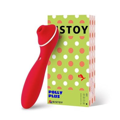 Вакуумный вибратор KISTOY Polly Plus Red SO4960 фото