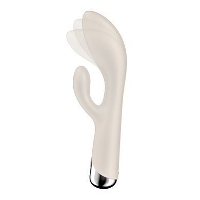 Вибратор-кролик с ротацией Satisfyer Spinning Rabbit 1 Beige, 3 мотора SX0563 фото
