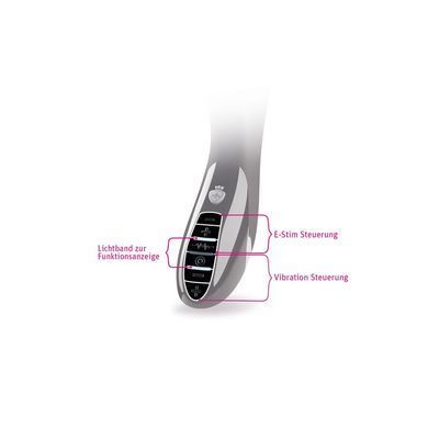Вібратор подвійний з електростимуляцією Mystim Tingling Aparte eStim Black, міостімулятор SO2989 фото