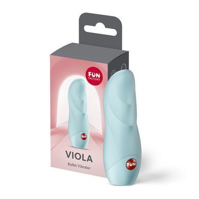 Віброкуля Fun Factory Viola Ice Blue, 10 режимів, від батарейки ААА SX3705 фото