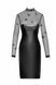 Сукня Noir Handmade F310 Sublime wetlook and flocked mesh midi dress - XL SX0300 фото 4