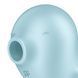 Вакуумный клиторальный стимулятор с вибрацией Satisfyer Sassy Seal, 2 независимых мотора SX1210 фото 3