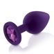 Набор анальных пробок с кристаллом Rianne S: Booty Plug Set Purple, диаметр 2,7см, 3,5см, 4,1см SO3908 фото 2