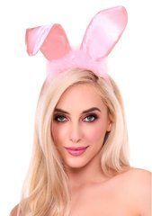 Ушки зайки Leg Avenue Bendable Marabou Trimmed Satin Bunny Ears Pink SX5001 фото