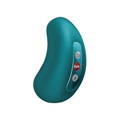 Вакуумный стимулятор с вибрацией Fun Factory Cherie Bottle Green, 11 + 12 режимов работы, перезаряжаемый SX3304 фото