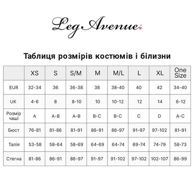 Еротичний костюм школярки Leg Avenue Classic School Girl M/L, спідниця + кроп-топ на зав’язках SO7923 фото