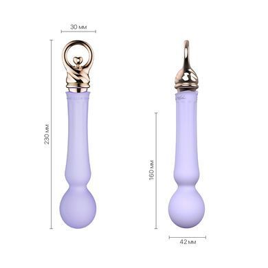 Вибромассажер с подогревом Zalo Sweet Magic - Confidence Wand Fantasy Violet SO6677 фото