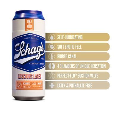 Мастурбатор Schag&rsquo;s by Blush - Luscious Lager Masturbator - Frosted SO8840 фото