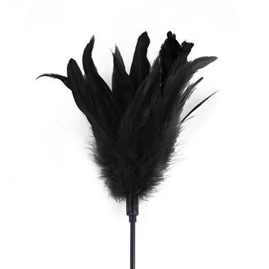 Лоскітка з пером півня Art of Sex &ndash; Feather Paddle, чорна SO6609 фото