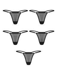 Набір трусиків Obsessive Violami 5-pack thong S/M SX3626 фото